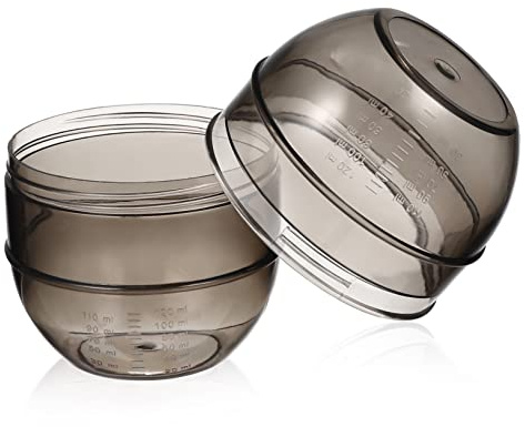 Ipetboom Cuenco para Teñir Cabello con Doble Escala Medidora y Material Pp, Vaso Mezclador Adecuado para Mezclar Crema Tinte en Salón y Uso Casero