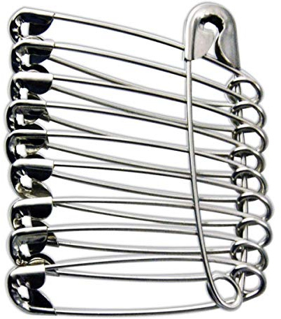 Safety Pins Pack Of 100 Extra Large Strong Art Craft Work Sewing Diy Clothes Needle Holder Durable processing