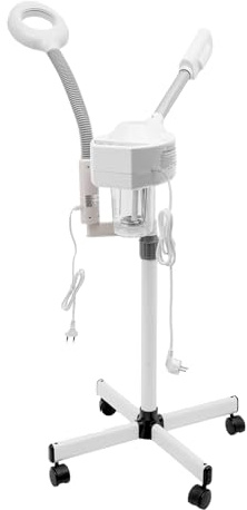 2-in-1 Gesichtsdampfer Sprühgerät Nano-Technologie 800W, Euro-Stecker 220V, 600ml Tank, schnelle Porenöffnung, langlebig & rostfrei, Spa & Heim, für Damen & Herren, alle Hauttypen