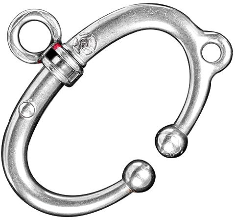 BEBEMOKO Nasenring Aus Edelstahl Für Kuhvieh Rindernasenring Mit Federfunktion Metall-ringklemme Für Vieh Nasenringe Ohne Grate Einfach Zu Verwenden Langlebig Für Rinderzucht