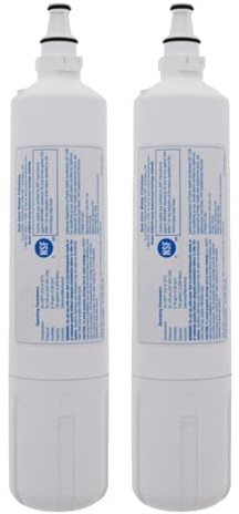 Quixpszto Refrigerator Water Filter,Compatible For Sub-Zero 4204490 4290510 F1000 Fits Built-In, PRO48, And Integrated Refrigerators(2PCS)