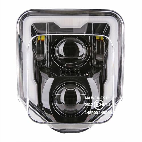 Kaitao LED Motorrad Scheinwerfer DRL Fernlicht Abblendlicht für Husqvarna 2014-2023 701 Enduro 701 SuperMoto FE250 FE350 FE450 FE501 FE501S TE150 TE250i TE300i e-geprüft
