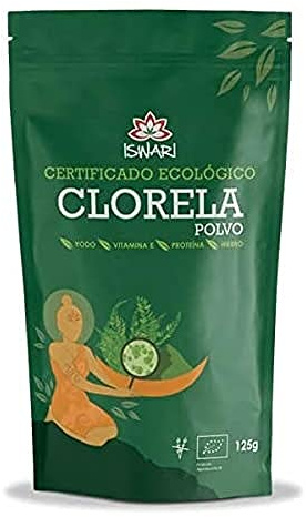 Iswari Chlorella Superalimento 125Gr; Bio 1 Unidad 200 g