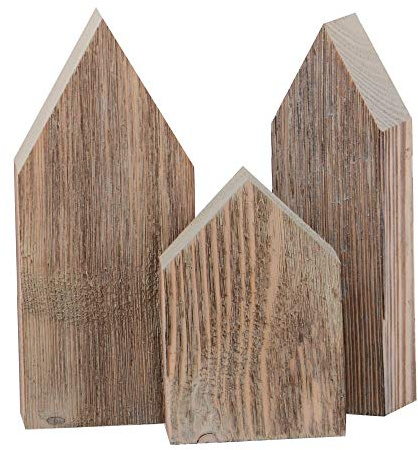 Nature by Kolibri - Set di 3 espositori decorativi in legno