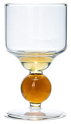 Absinthe Verre à Boule de ALANDIA | Artisanal avec Réservoir | 300 ml avec Boule de 30 ml | La mise en scène parfaite du Rituel