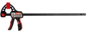 STIER Einhandzwinge, 450 mm Spannweite, 80 mm Ausladung, zum Spannen und Spreizen, ergonomisch geformter Griff