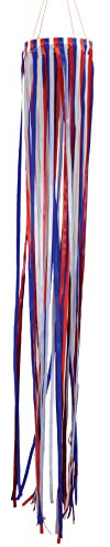 In the Breeze 5189 — 39-Inch Red, White & Blue Ribbon Windsock