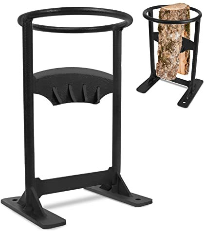 UISEBRT Spaccalegna manuale manuale per legna da ardere a risparmio di lavoro, per legna da ardere, spaccalegna in ghisa, per campeggio, camino, casa (tipo C)