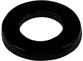 Spezial Fitschenringe schwarz aus Kunststoff (keine Abriebspuren) Ø 8,0mm x 15mm x 2mm für 3-teilige Bänder (50 Stück)