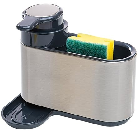 Erreke Dispensador de Jabón de Cocina, Acero Inoxidable Antihuellas