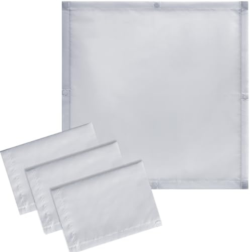 VIHOSE 4 Pcs 2 x 2 Feet Fluorescent Light Covers for Ceiling Lights - Classroom & Office - Reduces Glare & Flicker - Magnetic - Solid Style | Magnetic Installation, Reduces Glare, for Classroom, Office, Home and Drop Ceiling
