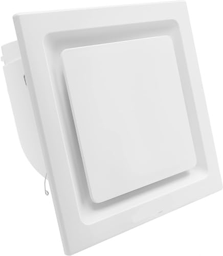 Aydomer Bathroom Exhaust Fan without Light, Ceiling Mount Ventilation Fan bathroom extractor 110V bathroom fan for Kitchen 120CFM 1.2Sones (Square)