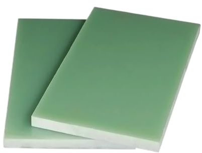 Feuille de fibre de verre FR4, 1 pièce, 1/1, 5/2/3/4/5/6/8/10/12/15/20mm, plaques époxy vert d'eau, panneau en résine époxy 3240 FR-4 (Color : 100x200mm, Size : 4mm)