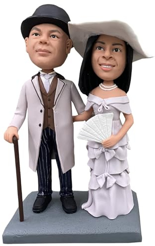 RODMAIE Individuelle Wackelköpfe, personalisierte Hochzeitsgeschenke für Paare, Hochzeit für Paare, einzigartiges Valentinstagsgeschenk (5)