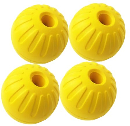 Awkvuty 4Pack Dog Balls - Durable Dog Toy Balls for Aggressive Chewers, Interactive Fetch and Training, Foam Dog Ball Floats in Water (4pcs 7cm/2.76inch)