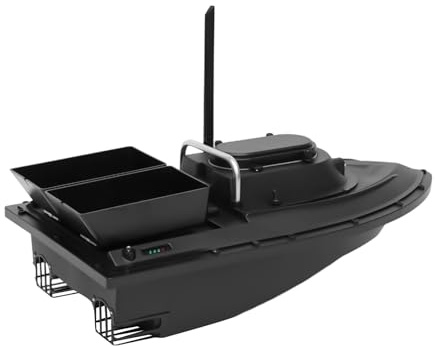 Alnemy Fernbedienung FischköDerboot, Smart-RC Wireless-Köder-Boot, Intelligente KöDerboot, Futterboot Angeln, AngelköDerboot FüR FlüSsen Seen Seichtem Wasser