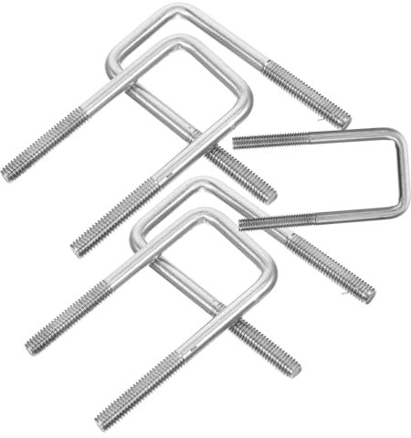 WATIIFUFU 5pezzi U-bolt Inossidabile Design Bulloni u Per Facile Installazione e Stabilità
