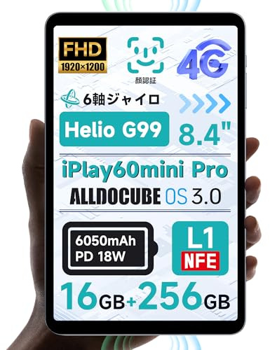 ALLDOCUBE iPlay60mini Pro 8.4 Inch Tablet, 16GB+256GB+512GB Expansion