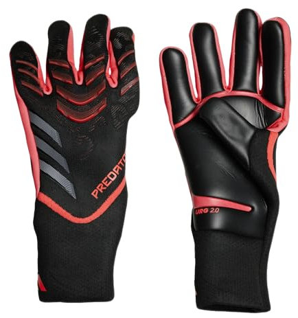 adidas Unisex Predator Pro Torwarthandschuhe Black/Black/Lucid Red 5 1/2