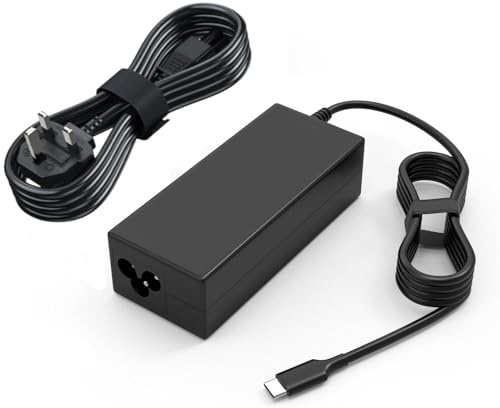 45W USB C Type C Chromebook Charger Laptop Fast Charging Power Adapter, Compatible with HP, Dell, Lenovo, Acer, Asus, Samsung, Google, USB Type-C Power Adapter + FREE Power Supply Cord