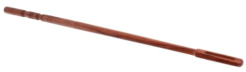 TEMPNAP Flötenreinigungsstab aus Braunem Holz mit Komfortablem Griff zur Pflege und Reinigung von Querflöten und Anderen Blasinstrumenten im Praktischen Format
