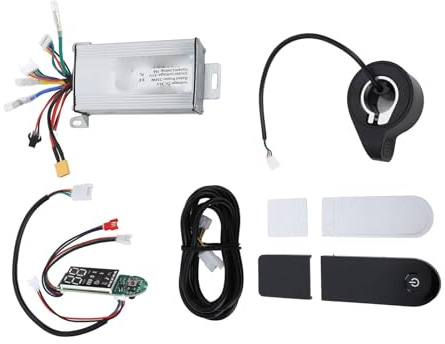 Gonetre DC 36V 350W Kit de Controlador de Scooter Eléctrico con Tablero del Pulgar Dashboard Protección contra Sobrecorriente Control de Velocidad Estable para M365 1S PRO2 IMITA