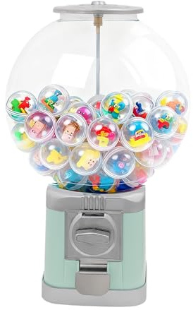Candy Gumball Vending Machine for Kids- 500 Capacity Twister Ball/Toy Dispenser with Coin Operated Mechanism, Capsule Machine for Amusement Parks Retail Stores