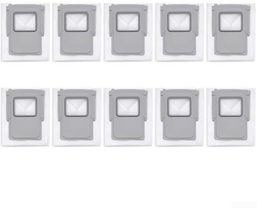 Sacchetti per aspirapolvere DJI Romo A/S/P, con guarnizione automatica e filtro composito multistrato, efficienza di filtraggio 99,5 (10 pezzi)