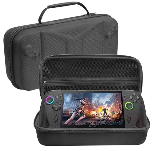 PAKESI Custodia rigida antiurto per console di gioco, adatta per Asus ROG, Xbox Ally e X-Handheldsl, custodia portatile, custodia per il trasporto, facile da viaggio