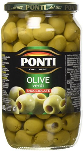 Ponti Olive Verdi Snocciolate, T6 - 6 Vasi da 670 gr
