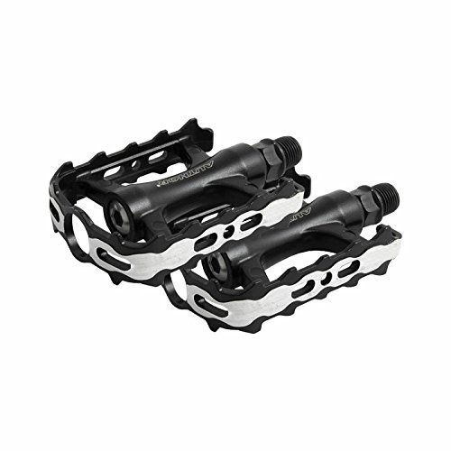 Fahrradpedale Paar APD-427 Aluminium Industrielager schwarz mit Reflektor