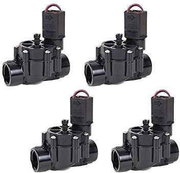 Suinga Pack 4 Electroválvula de Riego 1 9V para Programadores a Pilas Baterias de 9V