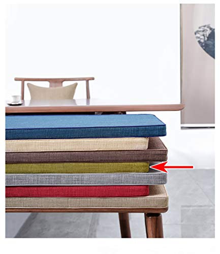 Bierbankauflage,strapazierstark und langlebig, Sitzauflage Sitzpolster Bankpolster Polsterauflage Auflage Bankpolster,Sitzkissen Kissen Auflage -Grün 120×30×3cm(47×12×1.2in)