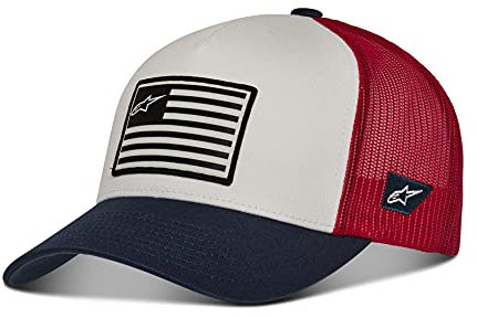 Alpinestars, Flag Snapback, Baseball Kappe, Wht/Navy/Red, Os, Mann