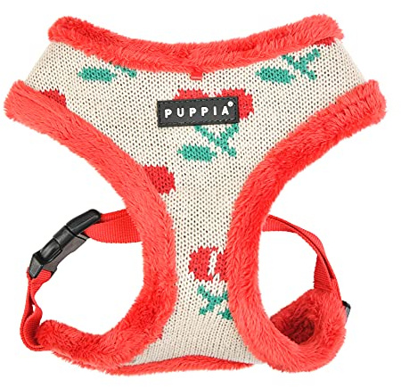 Puppia Hundegeschirr für kleine und mittelgroße Hunde - Cheryl Harness A - verstellbar und komfortabel