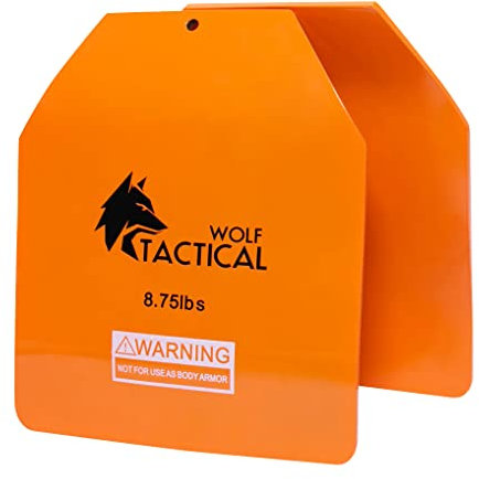 WOLF TACTICAL Curved Weight Vest Plates – 5.75/8.75/14.5LB Pairs – Contoured Ergonomic Fit – WODs, Strength Training, Running, Heavy Workouts
