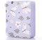SUMNACON Federmäppchen 120 Bleistift Organizier Buntstift-Organizer mit großem Fassungsvermögen und Halter für Schule Büro Reise Geschenk Fuer Familie und Freunden(Schmetterlingsmuster,Lila)