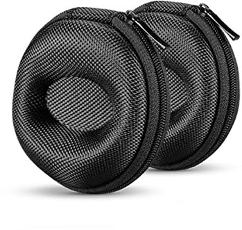 Ldirect 2 Pack Watch Travel Cases Single Watch Storage Boxes with Zipper for Most Smart Watches and Wristwatches up to 50mm