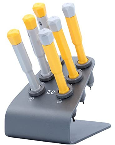 NICHOY Brillenreparatur-Schraubendreher/Kreuzschlitz-Schraubendreher mit Flacher Klinge/Werkstatt-Reparatur-Einstellwerkzeug-Set/Optik-Werkstatt-Werkzeuge für Uhren-Sonnenbrillen(Color:A,Size:a Set)