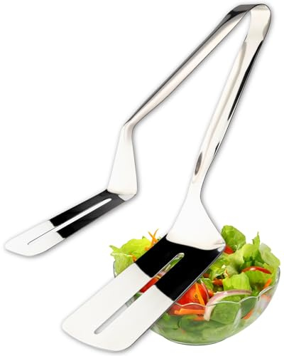Taylors Eye Witness 1 Piece Stainless Steel Sandwich Tongs – Heavy Duty & Professional Grade Kitchen Tool for Flipping, Turning & Serving Burgers, Steaks & Sandwiches. Easy to Clean & Dishwasher Safe.