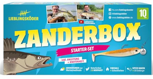 Favoritbete gösslåda – fiskeset för fiske av rovfisk, betesetet för gös, konstbetesetet för spinnfiske