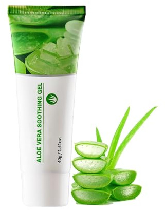 Aloe Vera Gel For Face & Body, Aloe Vera Moisturiser For Hydrating & Smoothing Skin, Alo-e Vera After Sun Gel, For For Dry Skin, Sunburn,Blemishes