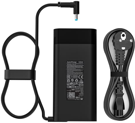 Alimentatore di rete da 135 W per HP Spectre X360 15 16 Pavilion Gaming 15 16 15-ec0751ms 15t-df100 CTO Omen 15 17 Envy 13 14 Laptop Charger L15534-001 TPN-DA11 TPN-CA13 19.5 19.5 V 6,9 A. Cavi