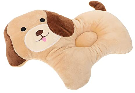 Toyvian Plüsch Schlafkissen für Katzen und Hunde Kleines Beruhigendes Haustierkissen Waschbar und Leicht zum Schlafen und Ausruhen Cartoon Tierform in Khaki