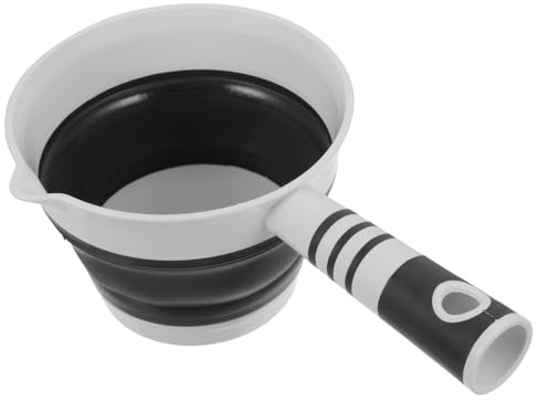 INOOMP Pelle à Eau Pliable Portable En Plastique Épais Cuisine Poignée Incurvée Confortable Usage Domestique Rangement Facile Et Pratique
