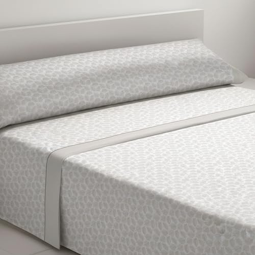 ECOMMERC3 Juego de Sábanas de Franela 3 Piezas Cama 135 Roma Rosa | Fabricado en España | Juego de Sábanas Invierno con Bajera, Encimera y Funda Almohada | Sábanas Calentitas Transpirables