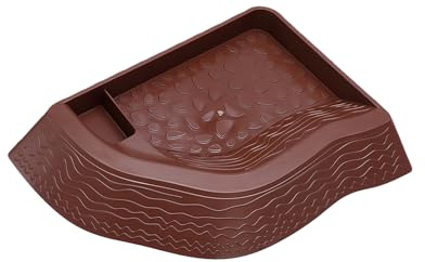 jojnsha De Baignade Et Plat De Nourriture pour Tortues Conception Divisée Habitats pour Reptiles Entretien Essentiel Sûr Et Facile pour Les Petits Animaux Bassin d'eau pour Tortues