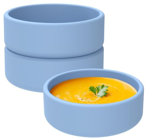 Buhdjfnke Moldes de Silicona para Freidora de Aire, Antiadherentes, para Cocinar Huevos en Microondas, Color