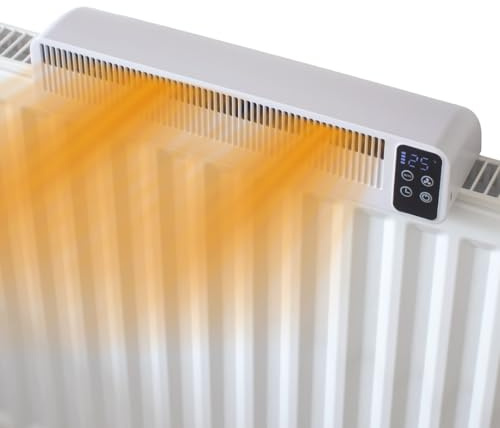 Valiant Radiator Fan, Dreifach Ventilator, Leise, Wiederaufladbar, Magnet