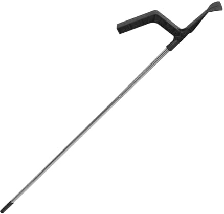 TOYANDONA Pala per Pulizia Grondaie con Gancio Staccabile 1,6 M – Rastrello per Foglie e Detriti da Tetto – Strumento Manuale per Cura Casa e Manutenzione Grondaie senza Uso Mani